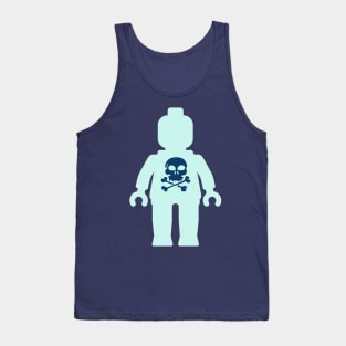 Minifig with Skull Design Tank Top